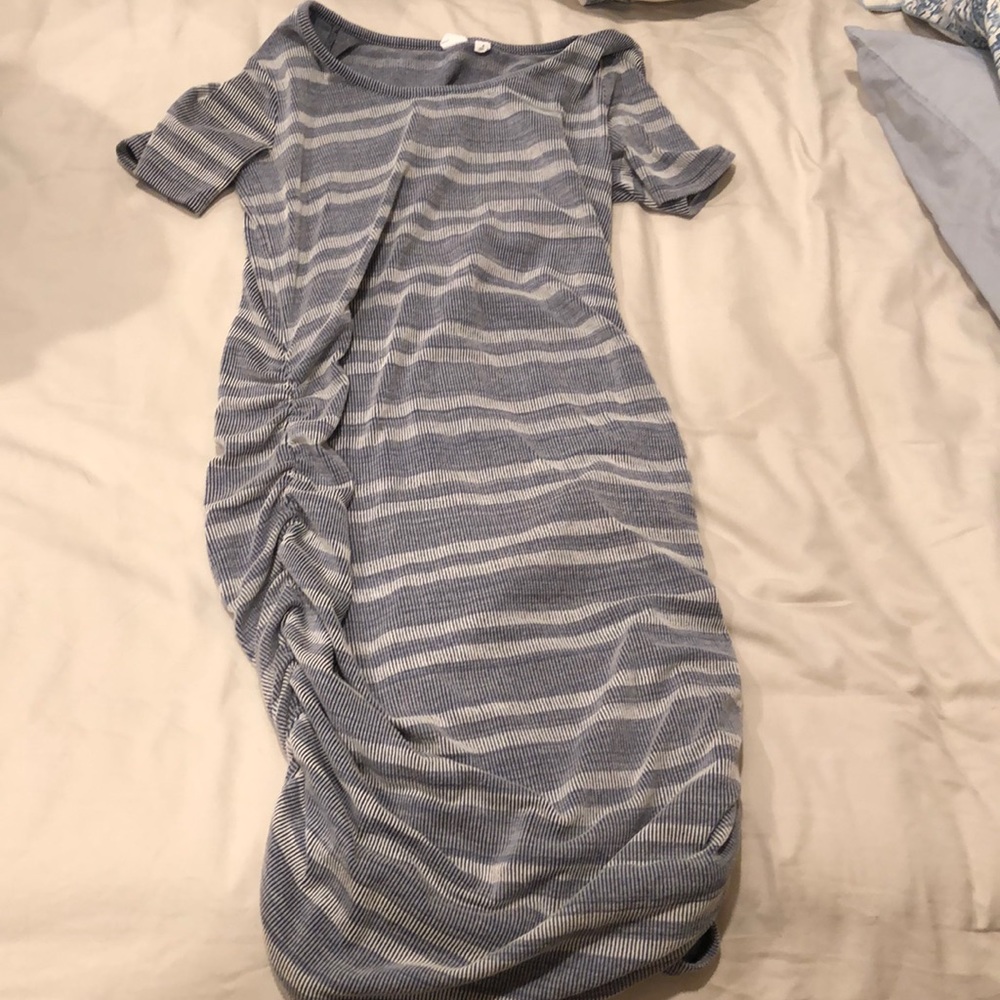 Ribbed midi maternity dress from the gap